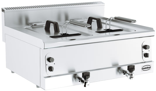 BASE 600 FRITEUSE GAS 2X8L
**ACHTUNG, 800MM BREITE**