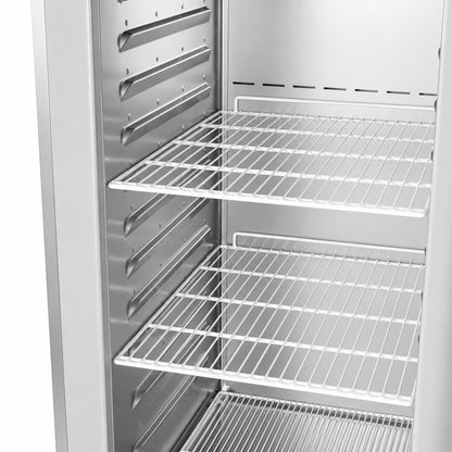 KÜHLSCHRANK EDELSTAHL 1 TÜR 560L ENERGY LINE