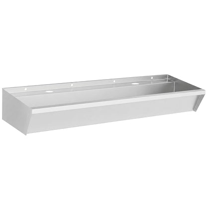 WASCHBECKEN EDELSTAHL 1200X360X135MM