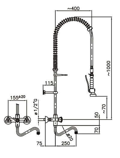WANDSPÜLDUSCHE