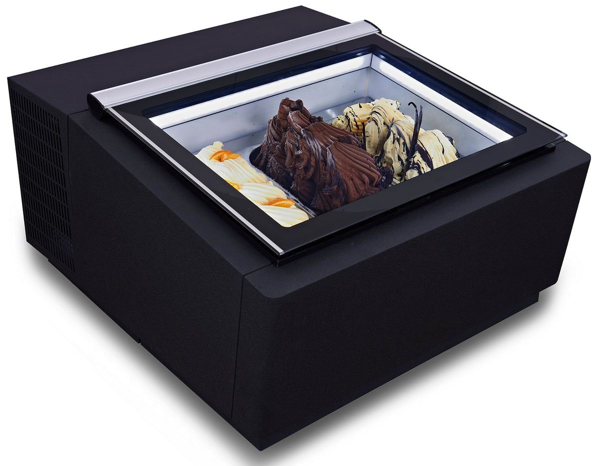 TISCHMODELL SPEISEISVITRINE SCHWARZ
ÖFFNET AUF DER KUNDENSEITE