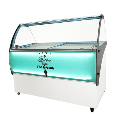 SPEISEISVITRINE CURACAO 10X5 LTR