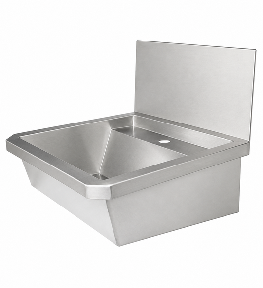 EDELSTAHL WASCHBECKEN 1 ABLASSHAHN 600MM
ABLAUFSTOPFEN UND SCHUTZWAND INKLUSIVE, EXKLUSIV HAHN