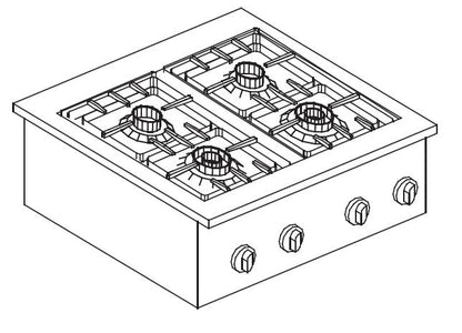 GASHERD 4 BR. 18KW