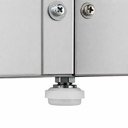 KÜHLSCHRANK EDELSTAHL 1 TÜR