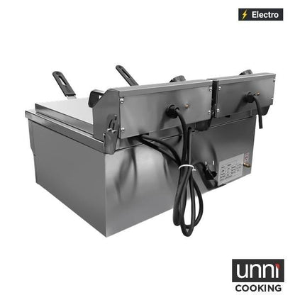 Elektrische Friteuse 2×8L – Budget