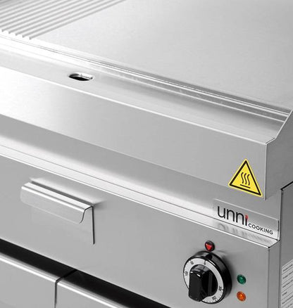 Elektrische Bakplaat – 1/3 Geribbeld