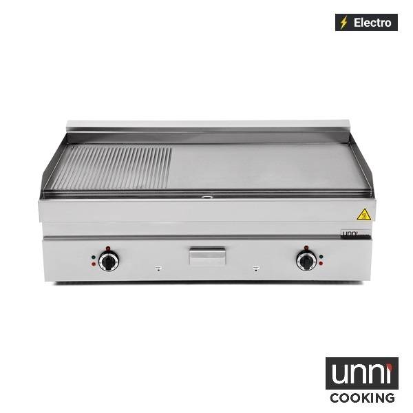Elektrische Bakplaat – 1/3 Geribbeld – E65GP30B-G