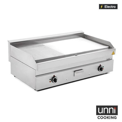 Elektrische Bakplaat – 1/3 Geribbeld – E65GP30B-G