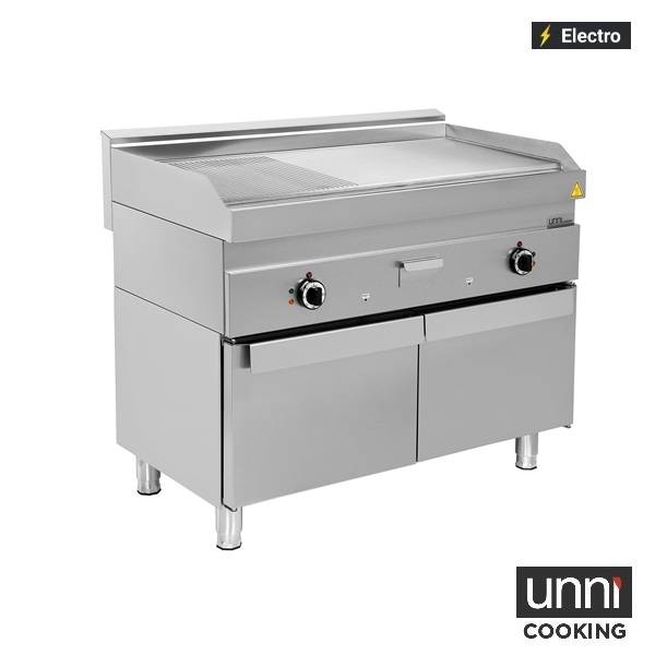 Elektrische Bakplaat – 1/3 Geribbeld – E65GP30B-G