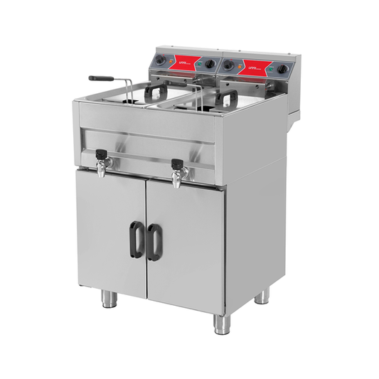 Friteuse | Electrisch | 2x10L | 50°C/190°C | 2x9kW (400V)