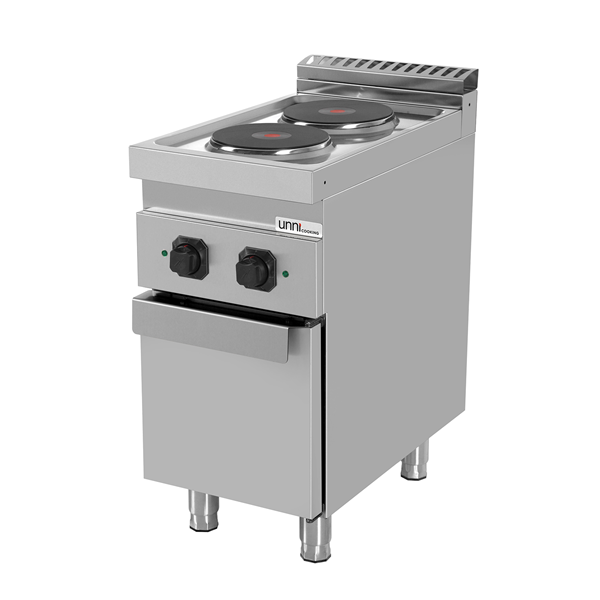 Electric Range with 2 Plates and Cabinet – E70C10-K