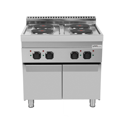 Elektrisch Fornuis met 4 Platen en Onderkast – E70C20-K