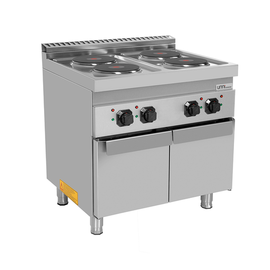 Elektrisch Fornuis met 4 Platen en Onderkast – E70C20-K