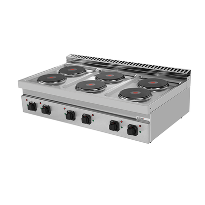 Elektrisch Fornuis – 6 Kookplaten – E70C30B