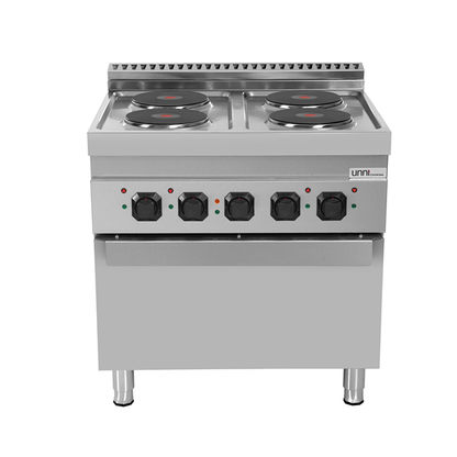 Elektrisch Fornuis met Elektrische Oven – 4 Kookplaten – E70FEO20