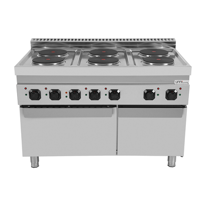 Elektrisch fornuis met 6 PL en Elektrische oven – E70FEO30-K