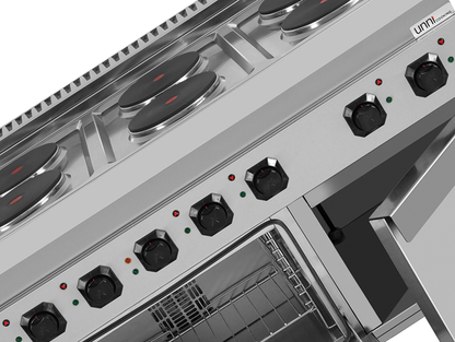 Elektrisch fornuis met 6 PL en Elektrische oven – E70FEO30-K