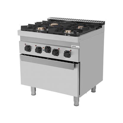 Gasfornuis met elektrische oven – 4 branders – E70FG020