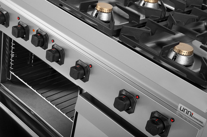 Gasfornuis met elektrische oven – 6 branders – E70FGO30-K