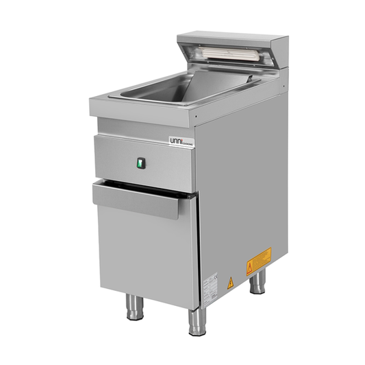 Friet Warmhoudunit RVS met Onderkast