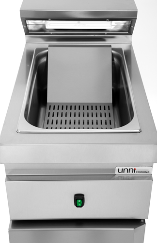 Friet Warmhoudunit RVS met Onderkast
