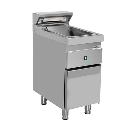 Friet Warmhoudunit RVS met Onderkast