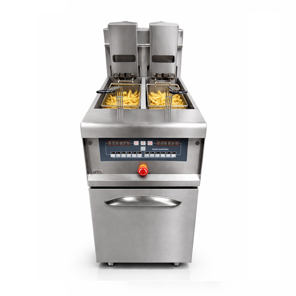 DuoLift Pro Digital Fryer – 2×13.5 L – Automatic Basket Lift