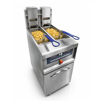 DuoLift Pro Digital Fryer – 2×13.5 L – Automatic Basket Lift