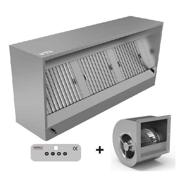 Boxhaube – Plug & Play, mit Motor – 1000 × 950 × 520 mm