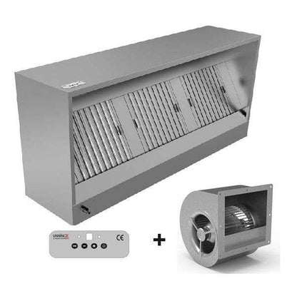 Boxhaube – Plug & Play, mit Motor – 1000 × 950 × 520 mm