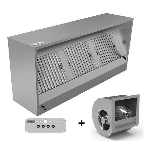 Boxhaube – Plug & Play, mit Motor – 1000 × 950 × 520 mm