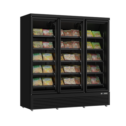 Vrieskast Met 3 Glazen Deuren – 1530 Liter