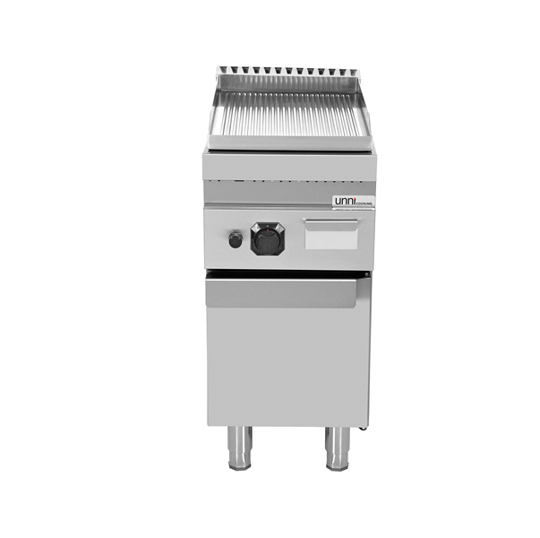 Gas Bakplaat – Geribbeld/Chroom – G70GP10+GC-K