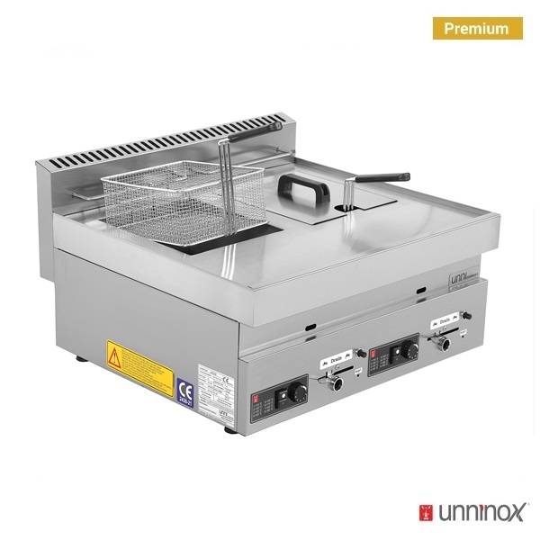 Gas Friteuse – 2 × 8 L