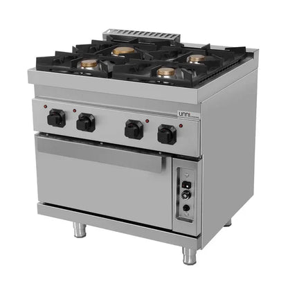 Gasfornuis met Gasoven – 4 Branders