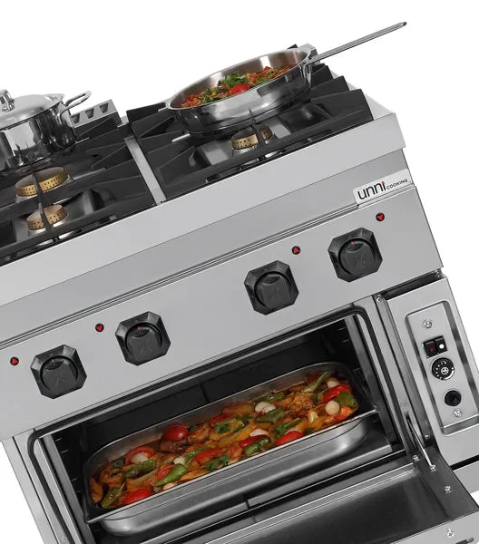 Gasfornuis met Gasoven – 4 Branders