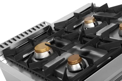 Gasfornuis met Gasoven – 4 Branders