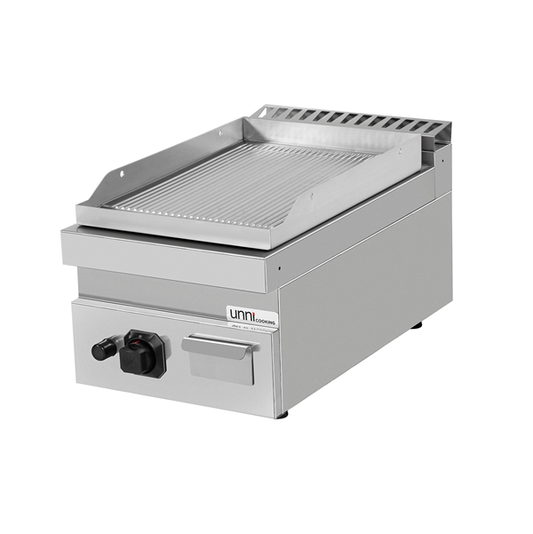 Gas Bakplaat – Geribbeld Chroom – G70GP10B+GC