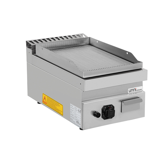 Gas Bakplaat – Geribbeld Chroom – G70GP10B+GC
