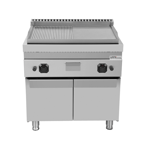 Gas Bakplaat – 1/2 Glad + 1/2 Geribbeld – G70GP20+GS-K