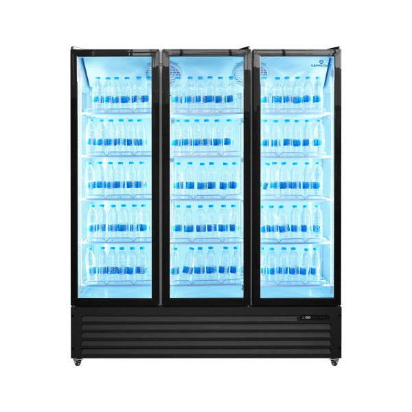 Professionele Display Koelkast 1160 Liter met 3 Glazen Deuren