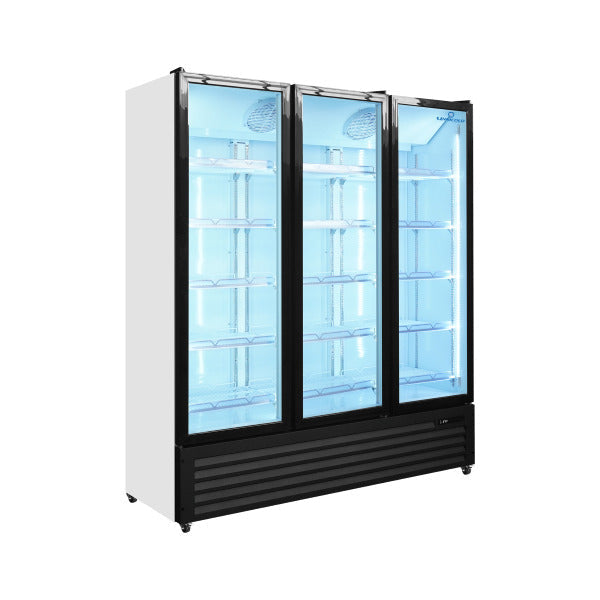 Professionele Display Koelkast 1160 Liter met 3 Glazen Deuren