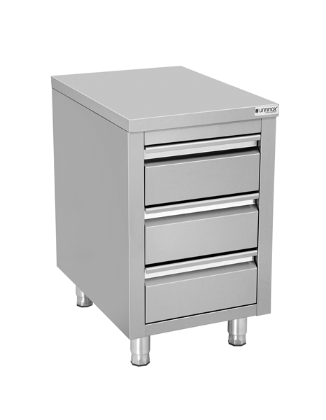 Drawer cabinet with 3 drawers