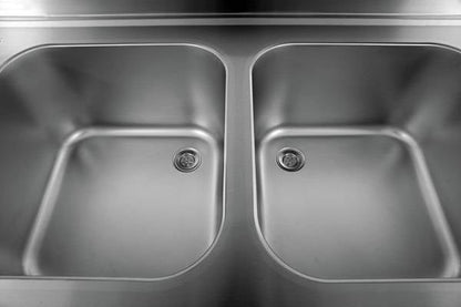 Dishwasher sink unit 200x70xH85 2 Bowl Right
