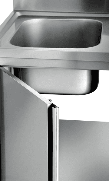 Dishwasher sink unit 140x70xH85 Bowl Left