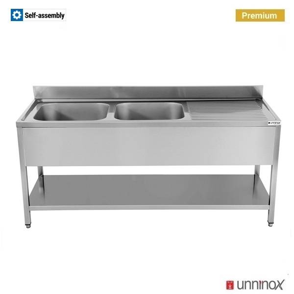 200x70xH85cm – 2 Sinks Left