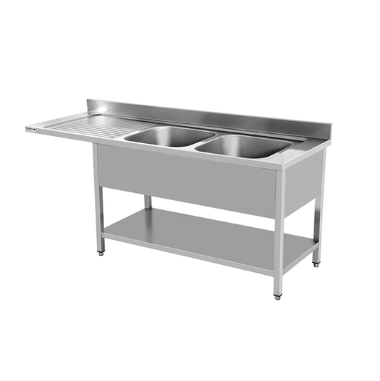180x70xH85cm 2 Bowls Right - PREMIUM