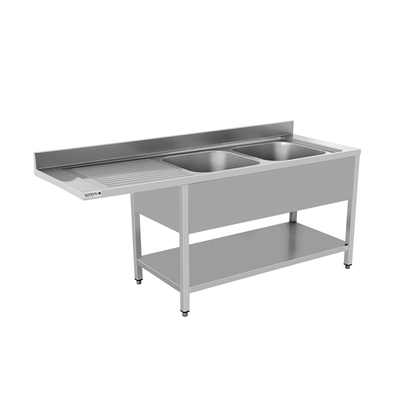 180x70xH85cm 2 Bowls Right - PREMIUM