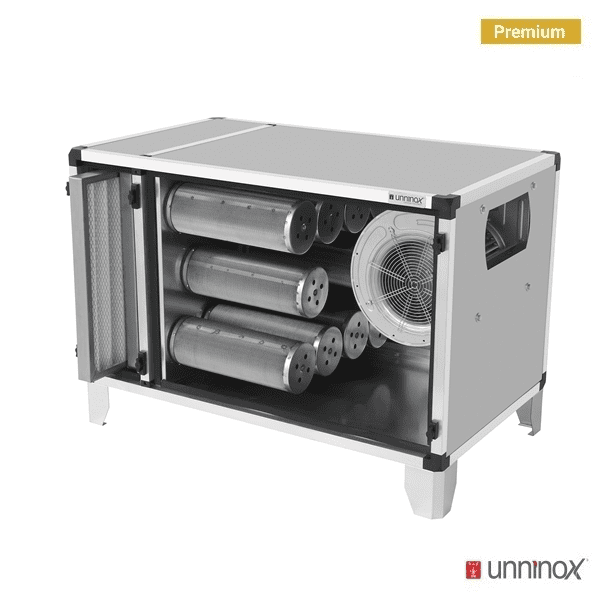 Exhaust air purification plant - 2000 m3/h